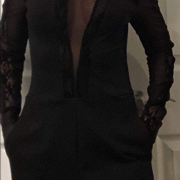 Guess Black Sheer Romper - Picture 7 of 8